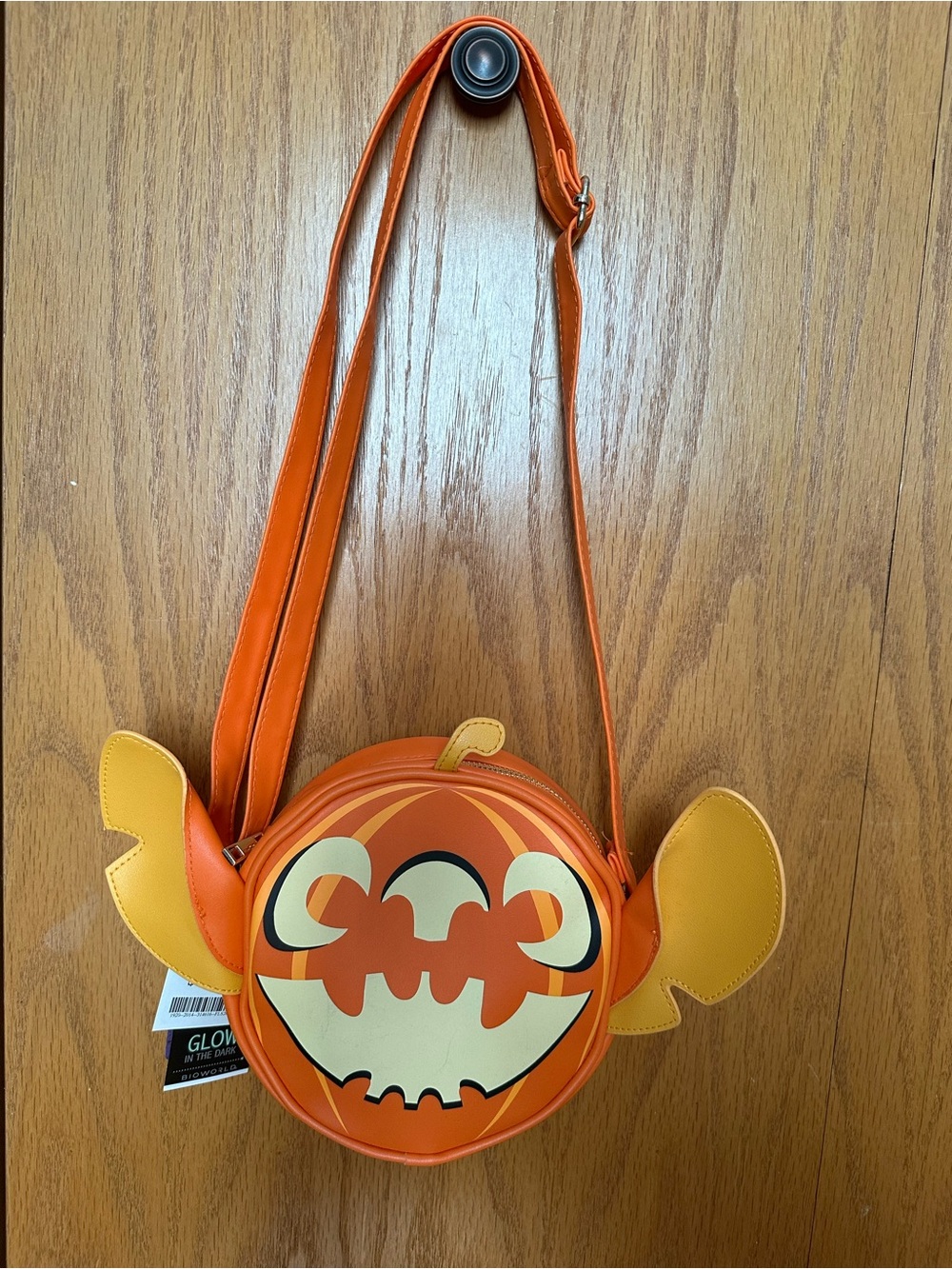 New Disney Stitch Orange Halloween Monster Crossbody Bag